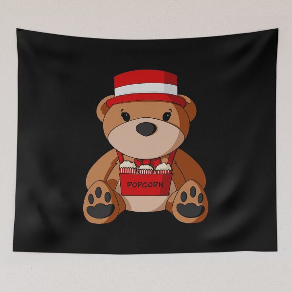 Item preview, Circus Popcorn Vendor Teddy Bear designed and sold by Alisha Ober Designs.