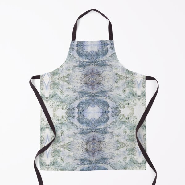 Aperçu de l'œuvre Eucalyptus Fairy, Fynbos et Blackberry Leaf Eco Print Bleu Vert créée et vendue par SpiritGifts.