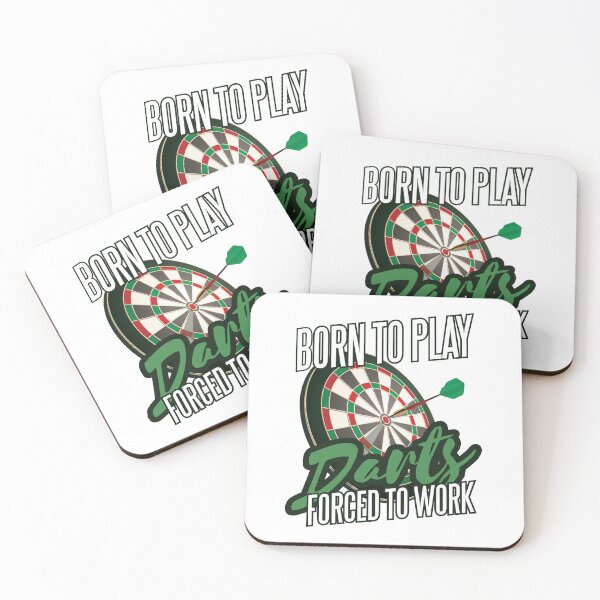 Item preview, Born 2 Play Darts Forced To Work I Dart designed and sold by Amazing Designs.