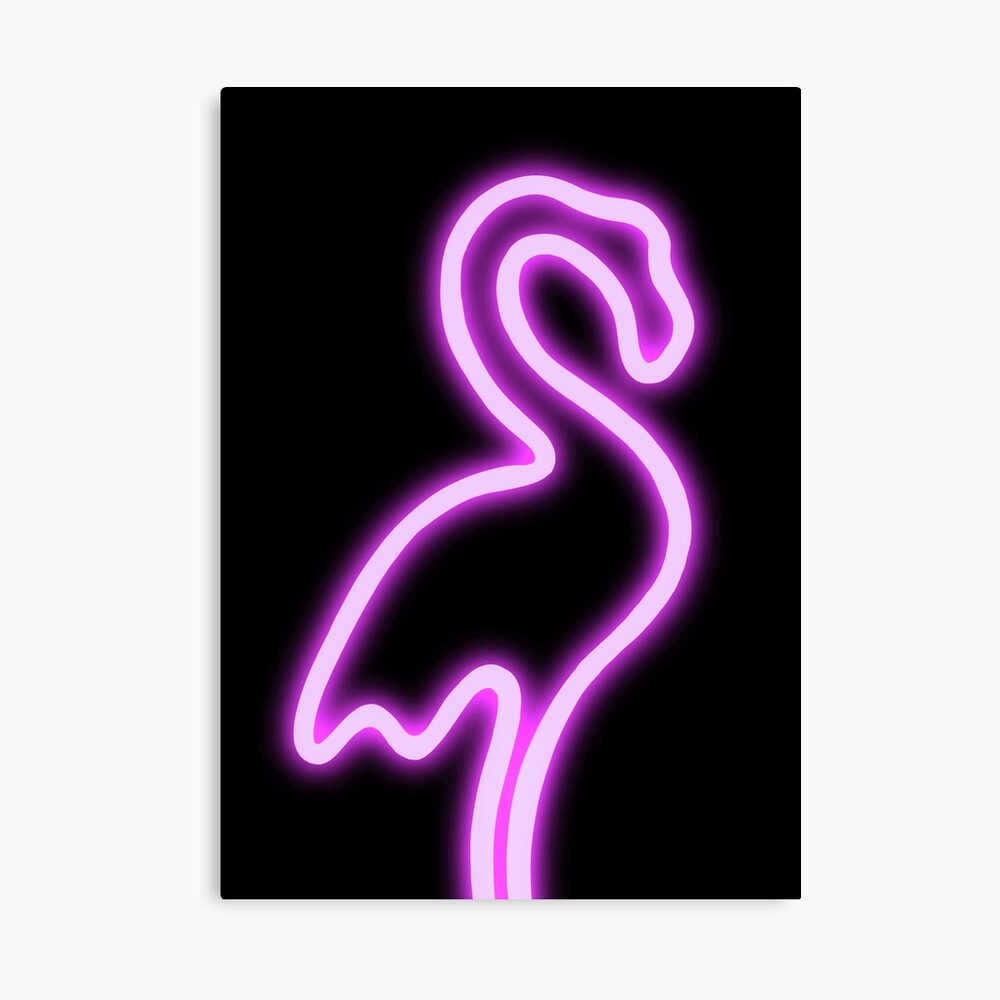 flamingo neon light asda