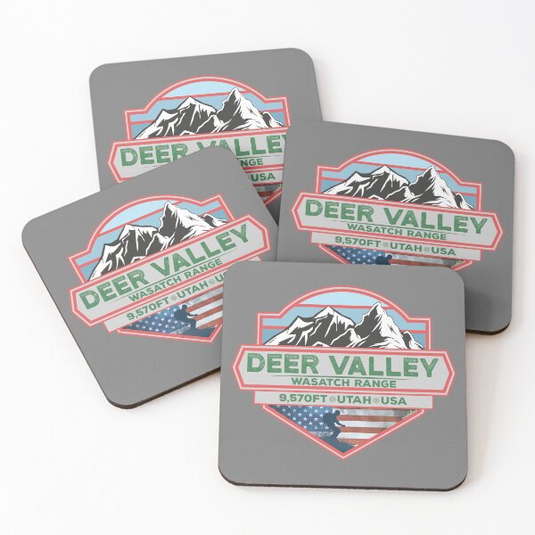 Item preview, Deer Valley Utah USA Ski Skiing  Wasatch Range Sticker T-Shirt 02 designed and sold by OuterShellUK.