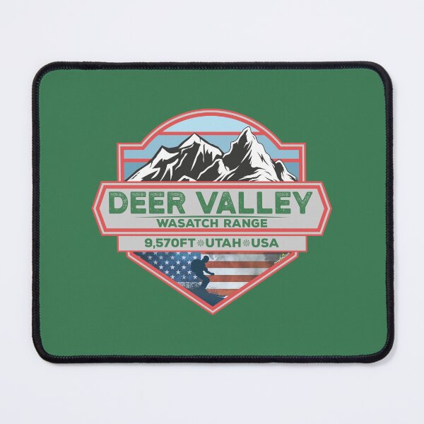 Item preview, Deer Valley Utah USA Ski Skiing Wasatch Range Sticker T-Shirt 02 designed and sold by OuterShellUK.