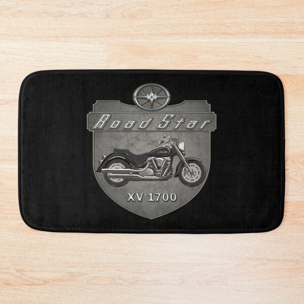 Item preview, Concrete Shield Road Star XV1700 Black designed and sold by KlaraBubble.