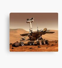 Künstlerische Wiedergabe von Mars Rover. Leinwanddruck