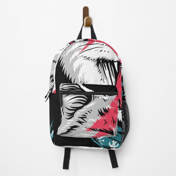 Item preview, Punk Rock Cat With Lighting Stripe designed and sold by RecklessPrints.
