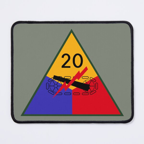 Item preview, 20th Armored Division 'Armoraiders' (United States - Historical) designed and sold by wordwidesymbols.