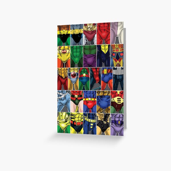 Superhero ABC's Poster Greeting Card
