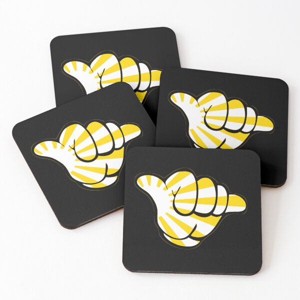 Item preview, YELLOW RISING SUN Glove JDM SHAKA  designed and sold by Spoof-Tastic.