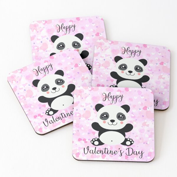 Item preview, Cute Valentine's Day Love panda designed and sold by minimalconcept.