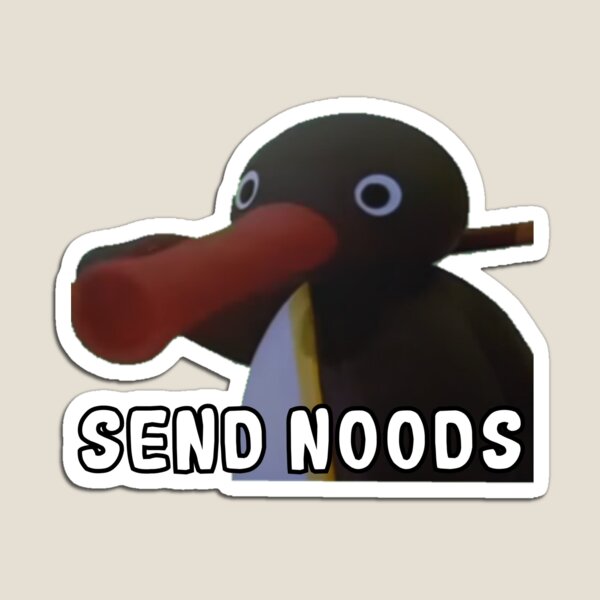 Vista previa del artículo con la obra «Envía Noods Pingu», diseñado y vendido por StefanCgraphics.