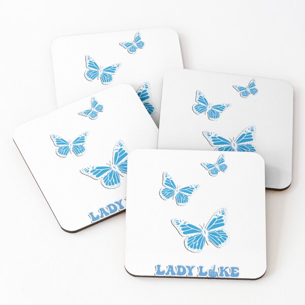 Item preview, Blue and White Butterflies designed and sold by Lady DesignsCo.