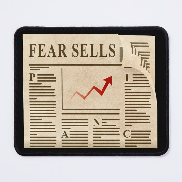 Item preview, Fear Sells, Fake News, Newspaper designed and sold by ArtOfRebellion.