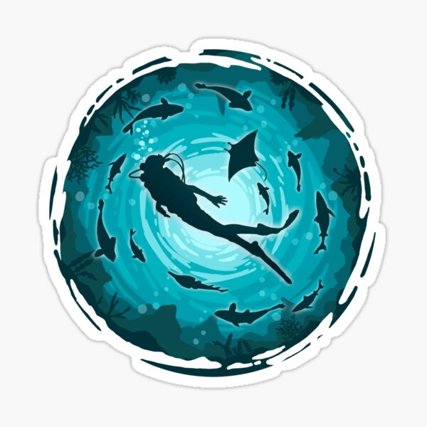 Item preview, scuba diver designed and sold by artjojo.