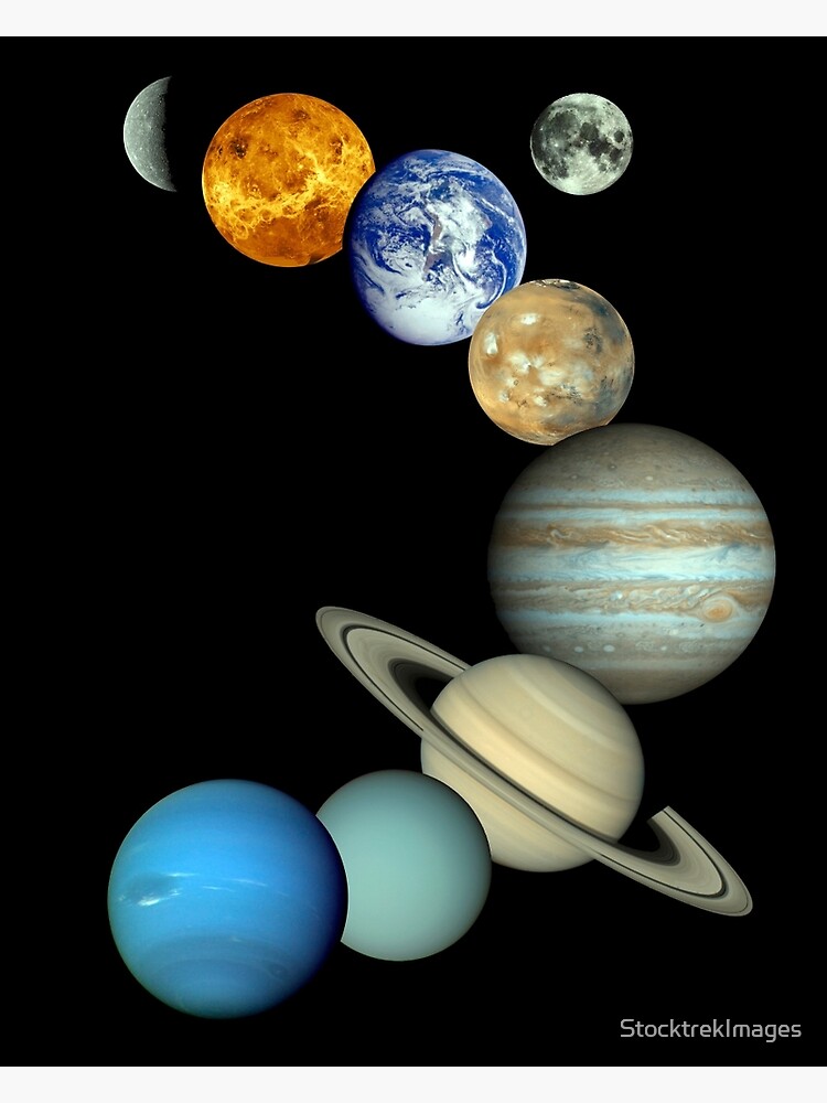 Sonnensystem-Montage von StocktrekImages
