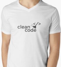 Clean Code Men's V-Neck T-Shirt