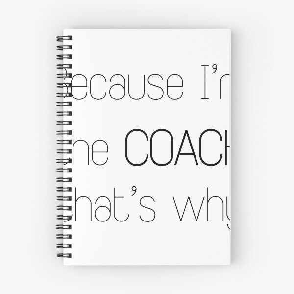 Item preview, Because I'm the coach that's why designed and sold by keyword1.