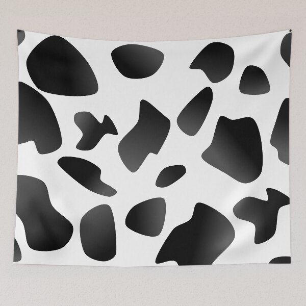 Item preview, Black and white Cow skin Pattern designed and sold by ErmessThiings.