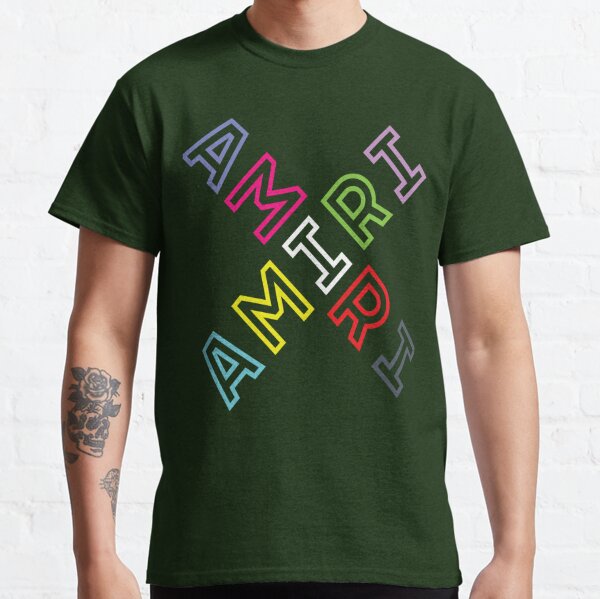 Amiri Take It Easy Baby Short Sleeve Tee Shirt Green