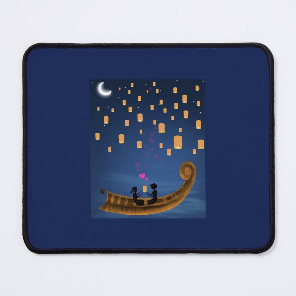 Item preview, Starry Night With Flying Lanter ns designed and sold by Bhavani-Artwork.