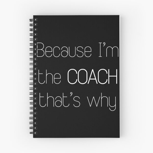 Item preview, Because I'm the coach that's why designed and sold by keyword1.