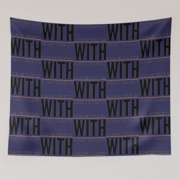 Item preview, I Can Be Trusted With Sharp Objects   (2) designed and sold by MarCheshier.