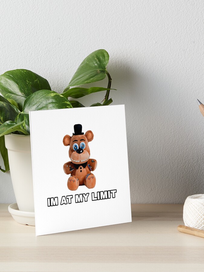 Inappropriate FNAF Freddy Plush Quote T-Shirt Magnet for Sale by  sailorwiitch