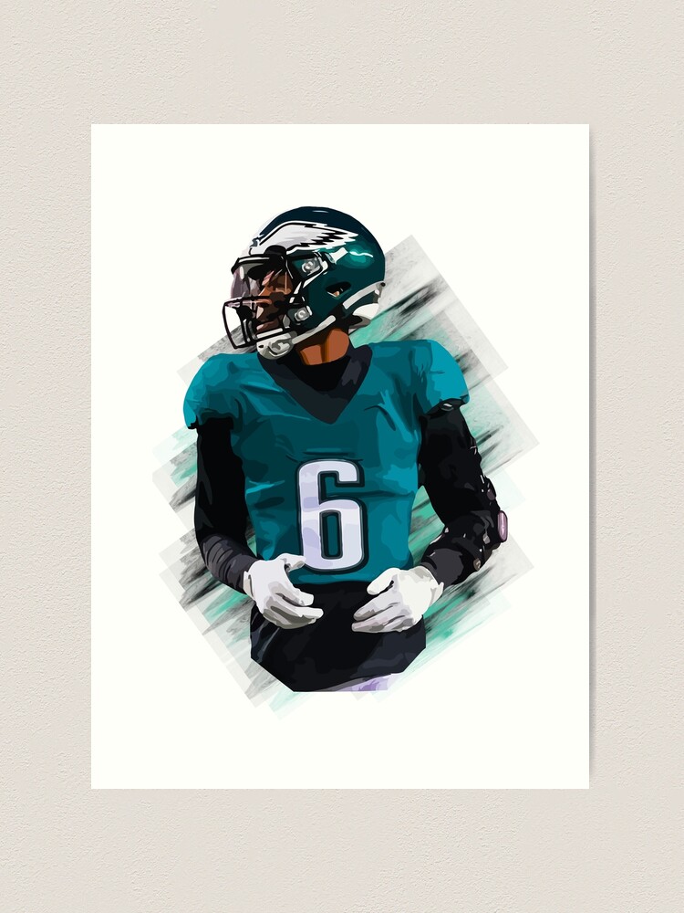 Cheap NFL Philadelphia Eagles Devonta Smith Poster Wall Art