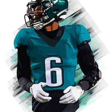 DeVonta Smith Football Edit Tapestries Eagles - Devonta Smith - Sticker