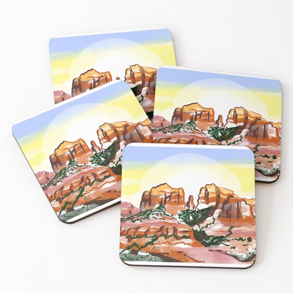 Item preview, Sedona Watercolor designed and sold by Lauren Ravitch.