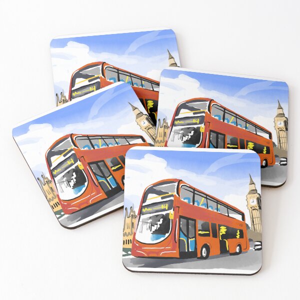 Artikelvorschau, Londoner Bus entworfen und verkauft von Lauren Ravitch.