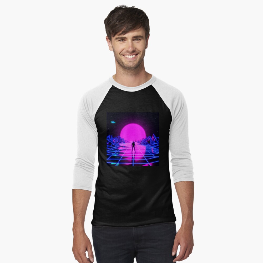 Item preview, Baseball ¾ Sleeve T-Shirt designed and sold by djspacegr.