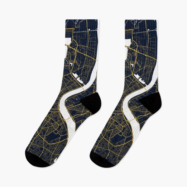Item preview, Bordeaux City Map of France - Gold Art Deco designed and sold by deMAP.