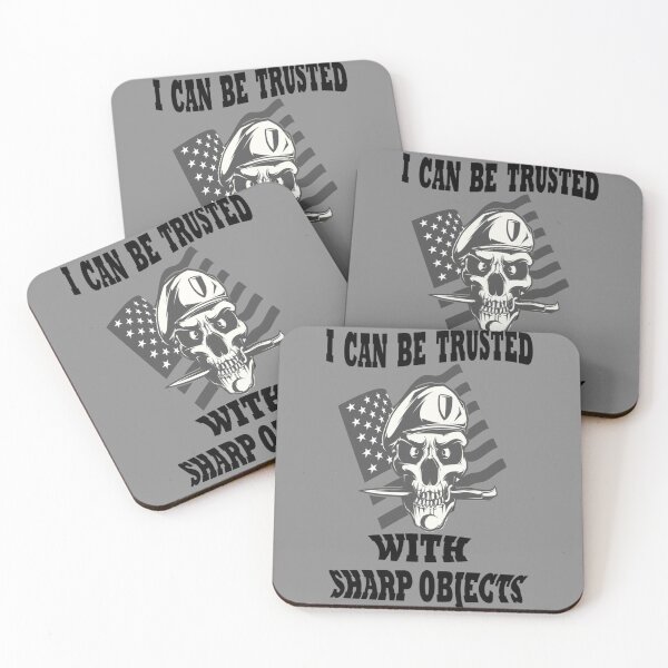 Item preview, I CAN BE TRUSTED WITH SHARP OBJECTS Active   designed and sold by MarCheshier.