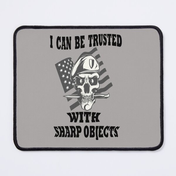 Item preview, I CAN BE TRUSTED WITH SHARP OBJECTS Active designed and sold by MarCheshier.