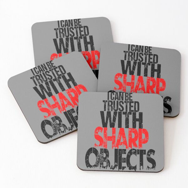 Item preview, I Can Be Trusted With Sharp Objects, Funny Design Cool Gift designed and sold by MarCheshier.