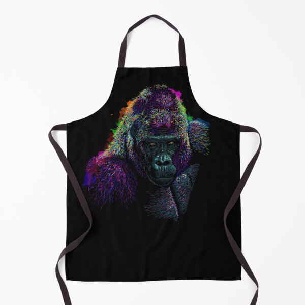 Item preview, Abstract neon colored gorilla designed and sold by Bcolors.