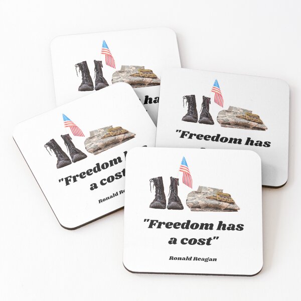 Item preview, Freedom Has A Cost Quote by Ronald Reagan designed and sold by Losthorsedesign.