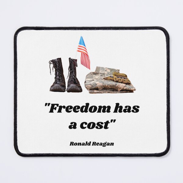 Item preview, Freedom Has A Cost Quote by Ronald Reagan designed and sold by Losthorsedesign.