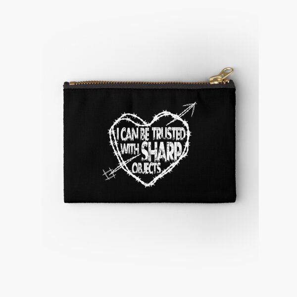 Item preview, I Can Be Trusted With Sharp Objects, Funny Design Cool Gift designed and sold by MarCheshier.