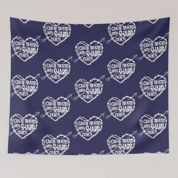 Item preview, I Can Be Trusted With Sharp Objects, Funny Design Cool Gift            designed and sold by MarCheshier.