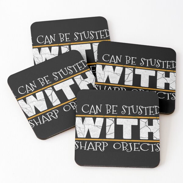 Item preview, I can be trusted with sharp objects humor funny gift    designed and sold by MarCheshier.