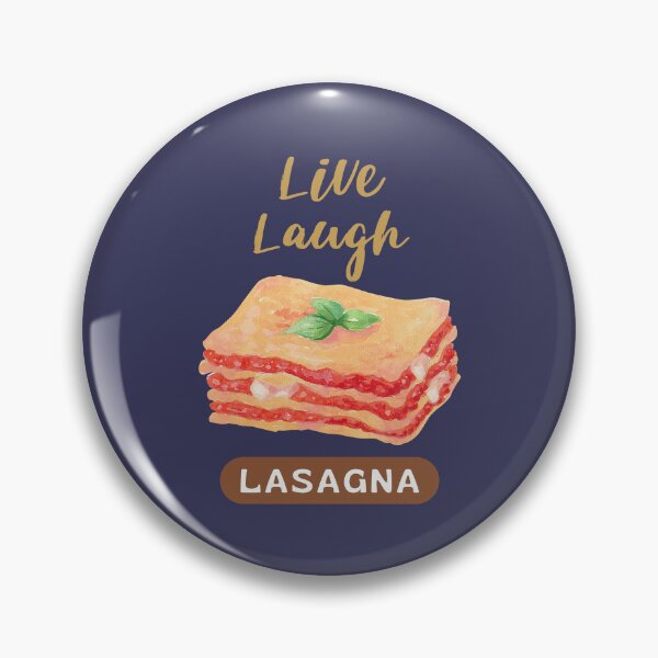 Item preview, Live Laugh Lasagna - Colorful Italian Kitchen and Lasagna Lovers designed and sold by JoyTop.