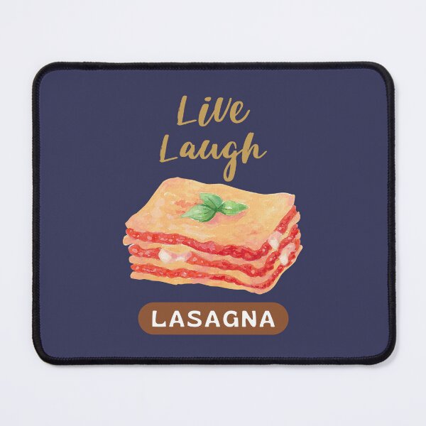 Item preview, Live Laugh Lasagna - Colorful Italian Kitchen and Lasagna Lovers designed and sold by JoyTop.