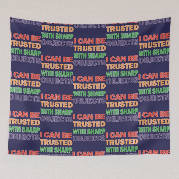 Item preview, I can be trusted with sharp objects - Funny  Long     designed and sold by MarCheshier.