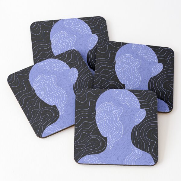 Item preview, Blue Lined Portrait designed and sold by sydneymcc.