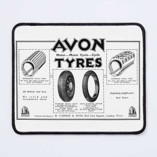 Item preview, Vintage Avon Tyres advert designed and sold by Random Railways.