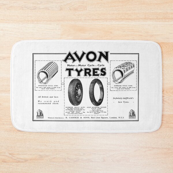 Item preview, Vintage Avon Tyres advert designed and sold by Random Railways.