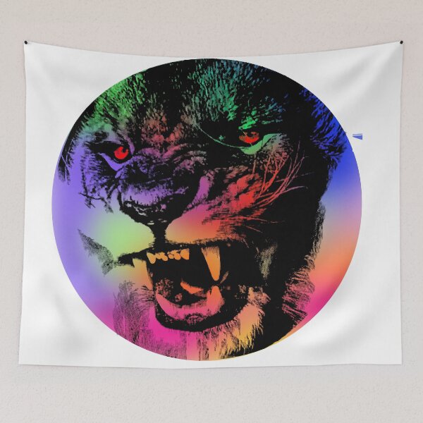 Item preview, Tiger face in a color disk designed and sold by Bigrow.
