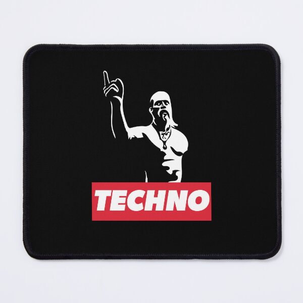 Item preview, Techno Viking meme legend for techno DJ, raver, club, festival designed and sold by Print Androïde.