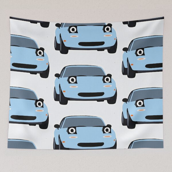 Item preview, Blue Miata designed and sold by Embrady.